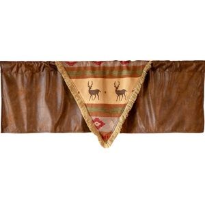 Rustic Cabin Window Valance 54" x 18"